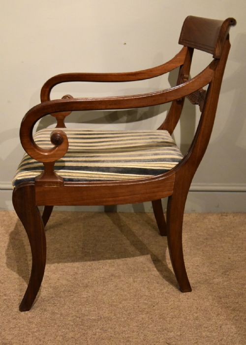 SET OF SIX REGENCY DINING CHAIRS - ADDITIONAL PHOTO 8