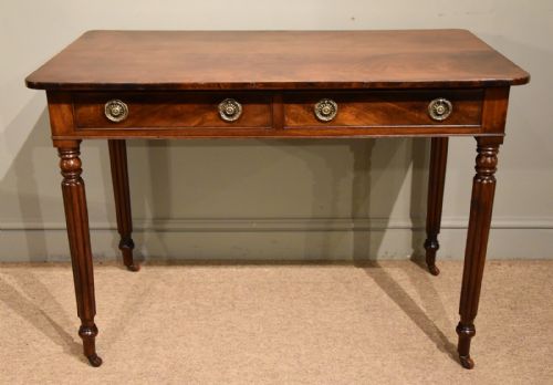 regency mahogany side table dressing table - CATEGORY: ANTIQUE DRESSING TABLES - DATED REGENCY