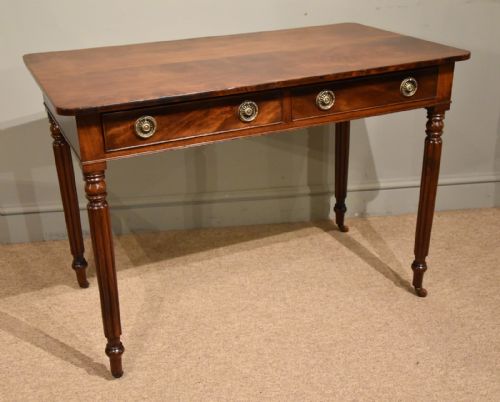 REGENCY MAHOGANY SIDE TABLE DRESSING TABLE - ADDITIONAL PHOTO 1