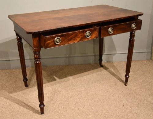 REGENCY MAHOGANY SIDE TABLE DRESSING TABLE - ADDITIONAL PHOTO 2