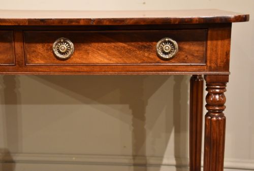 REGENCY MAHOGANY SIDE TABLE DRESSING TABLE - ADDITIONAL PHOTO 4