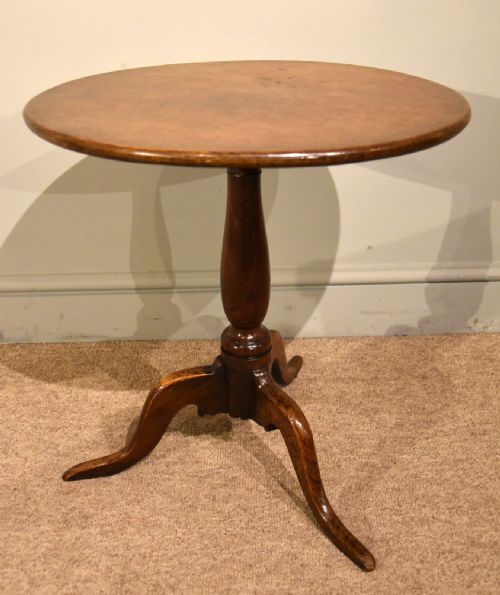 GEORGE III OAK LAMP WINE TABLE - ADDITIONAL PHOTO 1
