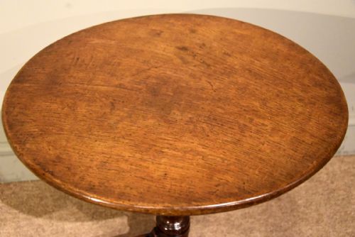 GEORGE III OAK LAMP WINE TABLE - ADDITIONAL PHOTO 2
