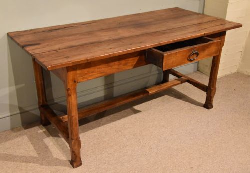 FARMHOUSE TABLE 18TH CENTURY FRENCH PROVINCIAL CHERRY WOOD - ADDITIONAL PHOTO 2