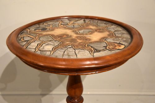WILLIAM IV SPECIMEN MARBLE TOP SIDE TABLE - ADDITIONAL PHOTO 3