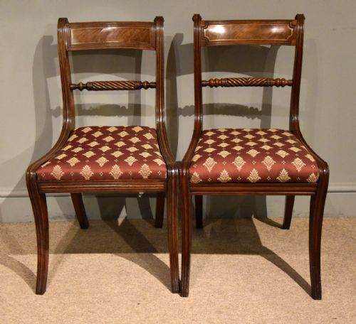 TEN REGENCY ROPE BACK DINING CHAIRS - ADDITIONAL PHOTO 2
