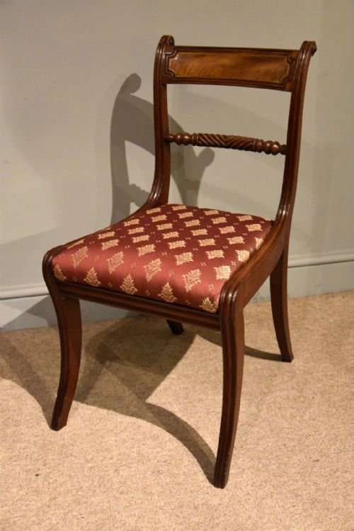 TEN REGENCY ROPE BACK DINING CHAIRS - ADDITIONAL PHOTO 4