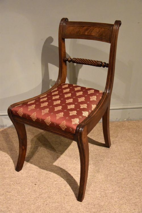 TEN REGENCY ROPE BACK DINING CHAIRS - ADDITIONAL PHOTO 6