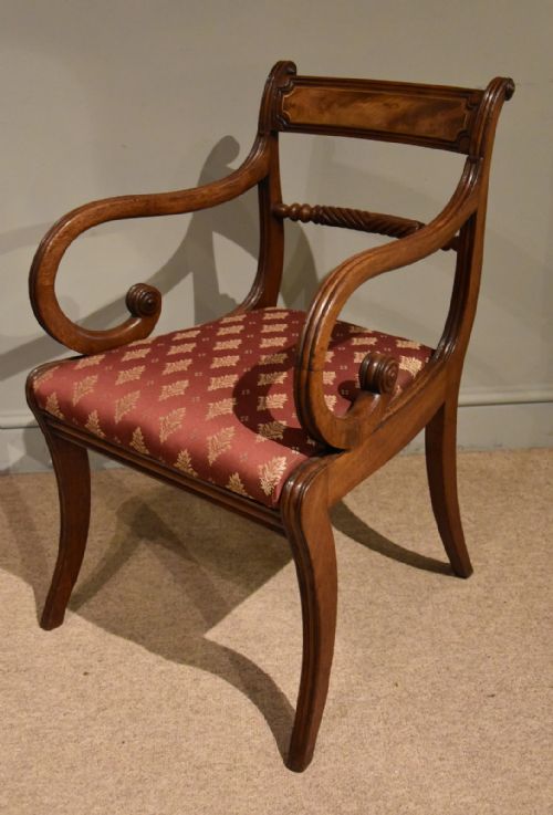 TEN REGENCY ROPE BACK DINING CHAIRS - ADDITIONAL PHOTO 8
