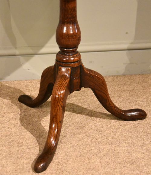 OAK TRIPOD TABLE 18TH CENTURY - ADDITIONAL PHOTO 2