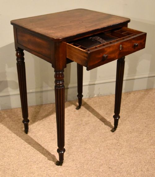 REGENCY PERIOD GILLOW WORK LAMP TABLE - ADDITIONAL PHOTO 2