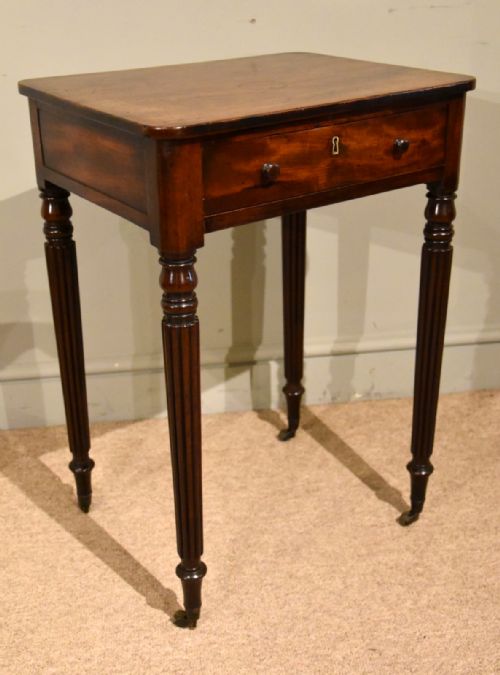 REGENCY PERIOD GILLOW WORK LAMP TABLE - ADDITIONAL PHOTO 3