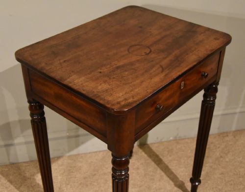 REGENCY PERIOD GILLOW WORK LAMP TABLE - ADDITIONAL PHOTO 7