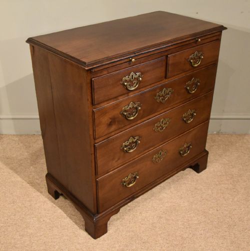 SMALL CHEST OF DRAWERS GEORGE III VIRGINIA WALNUT - ADDITIONAL PHOTO 4