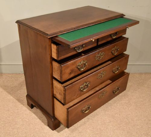 SMALL CHEST OF DRAWERS GEORGE III VIRGINIA WALNUT - ADDITIONAL PHOTO 5
