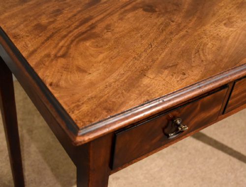 GEORGE III MAHOGANY SIDE DRESSING TABLE - ADDITIONAL PHOTO 7