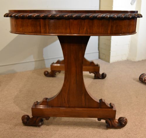 WILLIAM IV ROSEWOOD WRITING TABLE - ADDITIONAL PHOTO 4