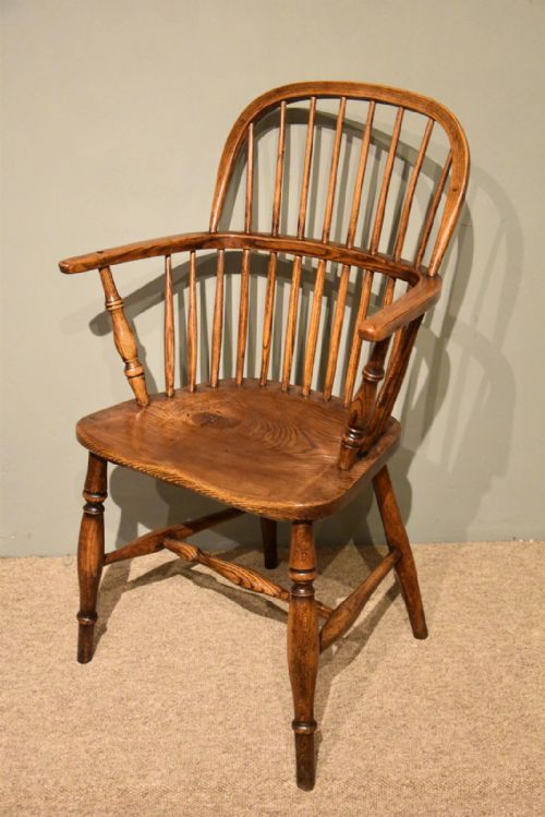 WINDSOR ASH ARMCHAIRS MATCHED PAIR - ADDITIONAL PHOTO 2