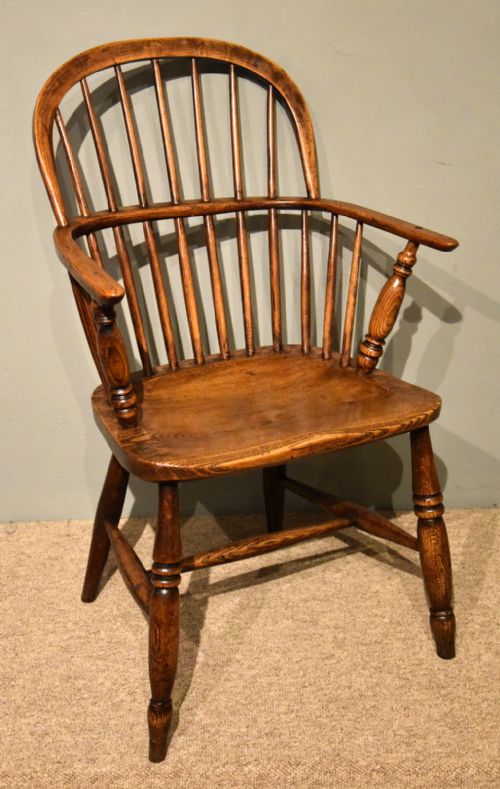 WINDSOR ASH ARMCHAIRS MATCHED PAIR - ADDITIONAL PHOTO 6