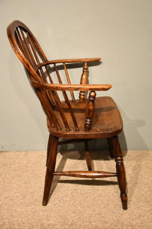 WINDSOR ASH ARMCHAIRS MATCHED PAIR - ADDITIONAL PHOTO 7