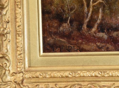 OIL PAINTING BY EDWARD HENRY HOLDER SCENE IN THE LAKE DISTRICT - ADDITIONAL PHOTO 4