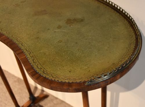 ROSEWOOD REGENCY KIDNEY SHAPED WRITING TABLE - ADDITIONAL PHOTO 3
