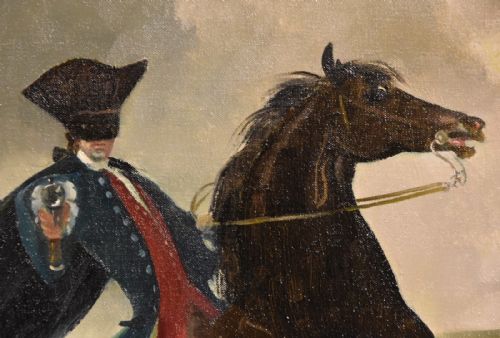 OIL PAINTING DORIS ZINKEISEN DICK TURPIN - ADDITIONAL PHOTO 3