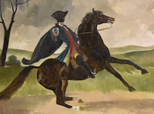 OIL PAINTING DORIS ZINKEISEN DICK TURPIN - ADDITIONAL PHOTO 5