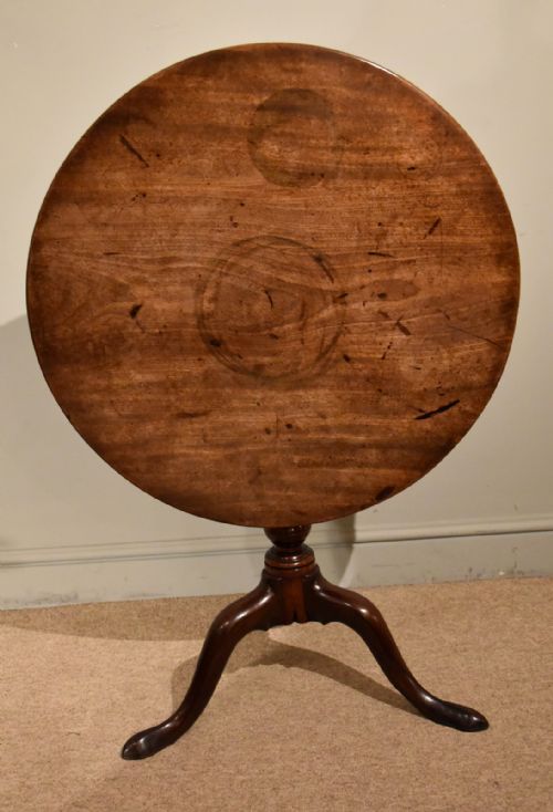 george iii mahogany birdcage table - CATEGORY: ANTIQUE TABLES - DATED 18TH CENTURY