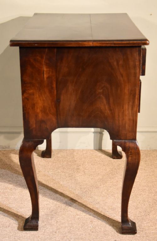 GEORGE III LOWBOY ON SQUARE CABRIOLE LEGS - ADDITIONAL PHOTO 6