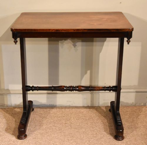 small regency rosewood occasional side table - CATEGORY: ANTIQUE TABLES - DATED REGENCY
