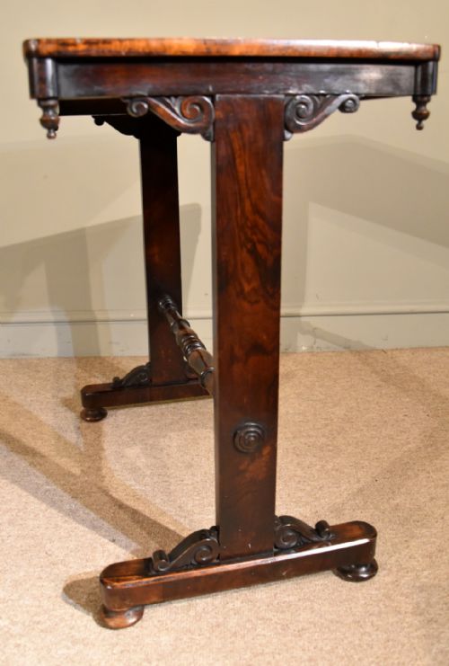 SMALL REGENCY ROSEWOOD OCCASIONAL SIDE TABLE - ADDITIONAL PHOTO 5