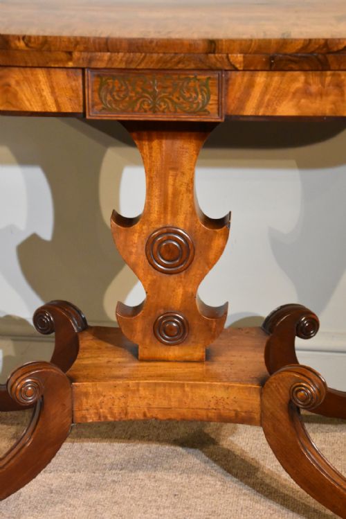 REGENCY PERIOD MAHOGANY CARD TABLE - ADDITIONAL PHOTO 1