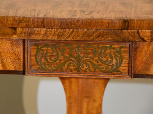 REGENCY PERIOD MAHOGANY CARD TABLE - ADDITIONAL PHOTO 3