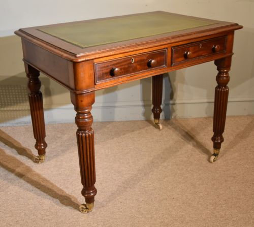 WILLIAM IV MAHOGANY SMALL WRITING TABLE - ADDITIONAL PHOTO 2