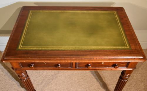 WILLIAM IV MAHOGANY SMALL WRITING TABLE - ADDITIONAL PHOTO 5