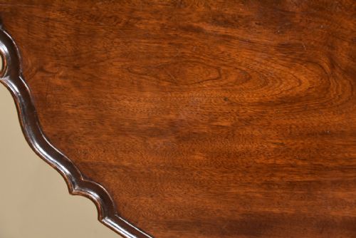PIECRUST TABLE 19TH CENTURY MAHOGANY - ADDITIONAL PHOTO 3