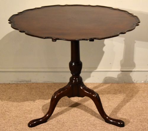 PIECRUST TABLE 19TH CENTURY MAHOGANY - ADDITIONAL PHOTO 5