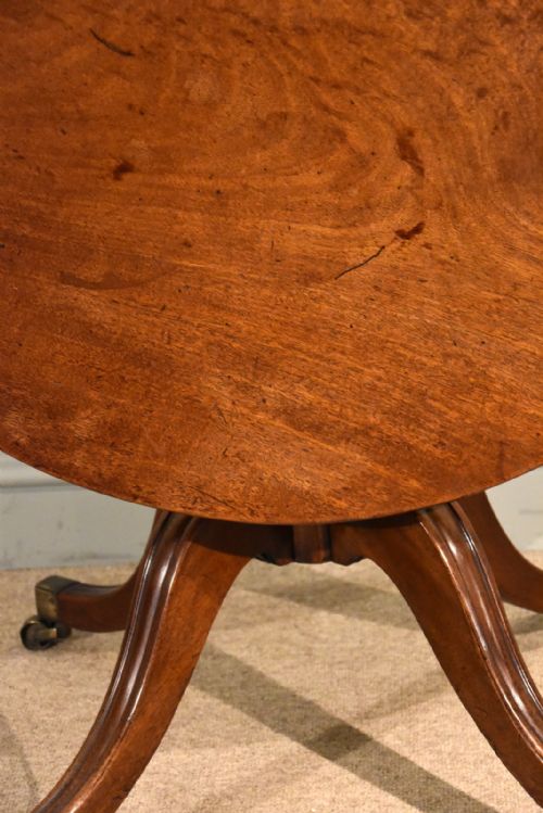 REGENCY MAHOGANY SUPPER TABLE - ADDITIONAL PHOTO 1