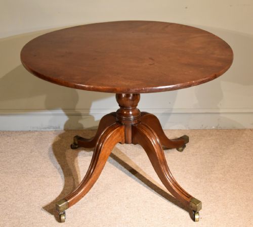 REGENCY MAHOGANY SUPPER TABLE - ADDITIONAL PHOTO 2