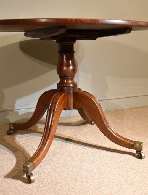 REGENCY MAHOGANY SUPPER TABLE - ADDITIONAL PHOTO 4