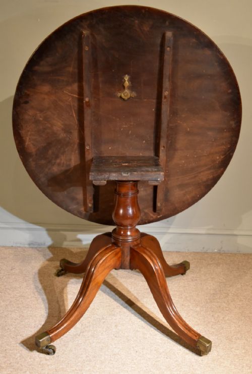 REGENCY MAHOGANY SUPPER TABLE - ADDITIONAL PHOTO 5