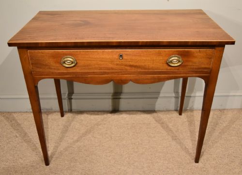 LATE 18TH CENTURY MAHOGANY SIDE TABLE - ADDITIONAL PHOTO 1