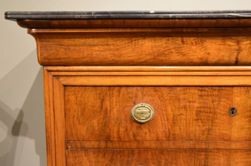 LATE 19TH CENTURY FRENCH MARBLE COMMODE CHEST - ADDITIONAL PHOTO 5