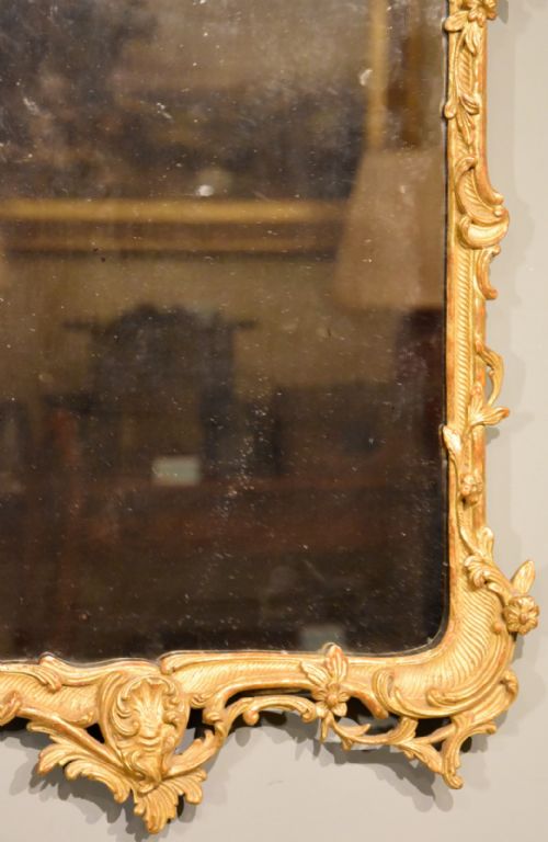 18TH CENTURY GILTWOOD ITALIAN MIRROR - ADDITIONAL PHOTO 3