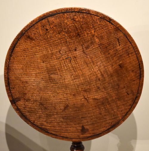 GEORGE III OAK TILTING TOP TRIPOD TABLE - ADDITIONAL PHOTO 1
