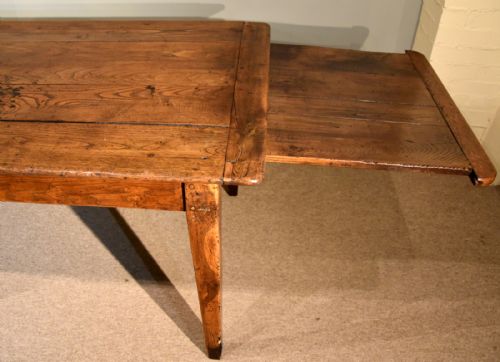 FRENCH OAK CHESTNUT FARMHOUSE DINING TABLE - ADDITIONAL PHOTO 5