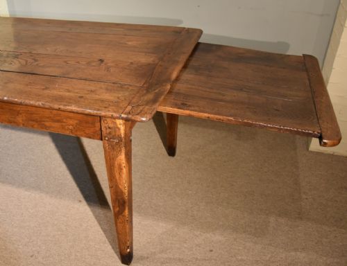 FRENCH OAK CHESTNUT FARMHOUSE DINING TABLE - ADDITIONAL PHOTO 6
