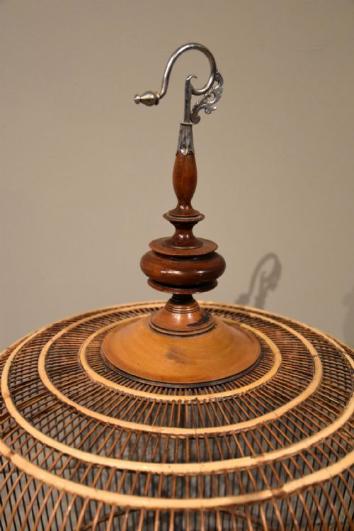 LATE 19TH CENTURY BAMBOO BIRDCAGE - ADDITIONAL PHOTO 1