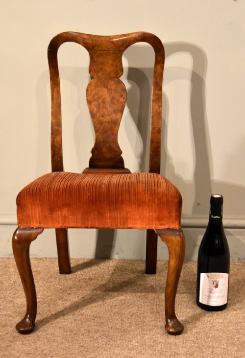 WALNUT QUEEN ANNE STYLE CHILDS CHAIR - ADDITIONAL PHOTO 1